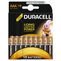 Батарейки Duracell LR03 Basic BL18 (180)