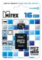 Карта памяти 16Gb Mirex Micro SD + (адаптер SD) Сlass 10
