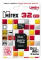 Карта памяти 32Gb Mirex Micro SD + (адаптер SD) Сlass 10