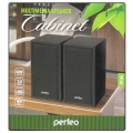 Колонки Perfeo " Cabinet" 2,0 мощность2х3Вт (RMS),черн дерево,USB (PF-84-ВК)