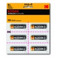 Батарейки Kodak LR03 XTRALIFE - 12BL perforated (6x2BL) (144)