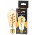 Лампа светодиодная ЭРА F-LED ST64-7W-824-E27 spiral gold (10)