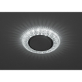 Светильник ЭРА DK LD22 SL/WH  декор cо светодиодной подсветкой Gx53, прозрачный