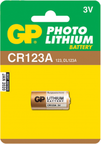 Батарейки GP СR123 1BL (10)