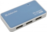 USB - Xaб Defender USB QUADRO POWER USB2.0 4порта,блок питания 2А 83503