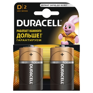Батарейки Duracell LR20 BL2 (20)