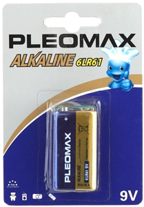 Батарейки Pleomax 6LR61 1BL (10)