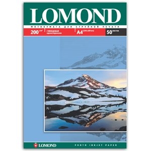 Фотобумага LOMOND A4, 200г/м2, 50л глянц. (18)