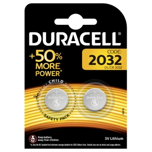 Батарейки Duracell CR2032 BL-2 (20)