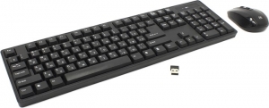 Комплект беспроводной клавиатура+мышь Defender C-915 RU,черный 45915