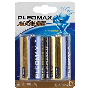 Батарейки Pleomax LR20-2BL (20)