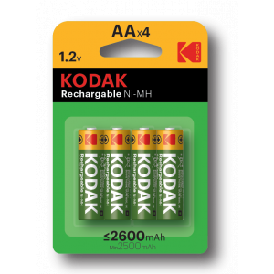 Аккумулятор Kodak R06 2600mAh 4BL (20)