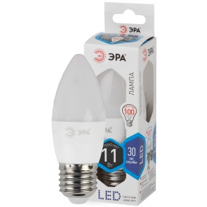 Лампа светодиодная ЭРА LED smd B35-11w-840-E27 (10)