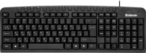 Клавиатура DEFENDER Focus HB-470 RU,черный,мультимедиа 45470