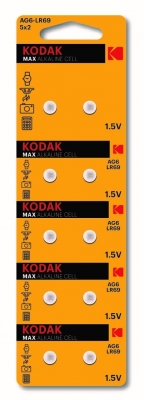 Батарейки Kodak AG6 (370) LR920, LR69 [KAG6-10]
