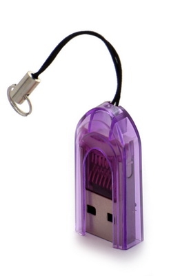 Карт-Ридер MicroSD Smartbuy 710 Purple  (STR-710-F)