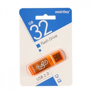 USB флеш-диск 32 Gb Smart Buy glossy series Orange