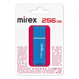 USB флеш-диск  256 Gb Mirex Line Blue (3.0)
